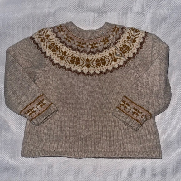 Bonpoint Faire Isles Wool Sweater 2T